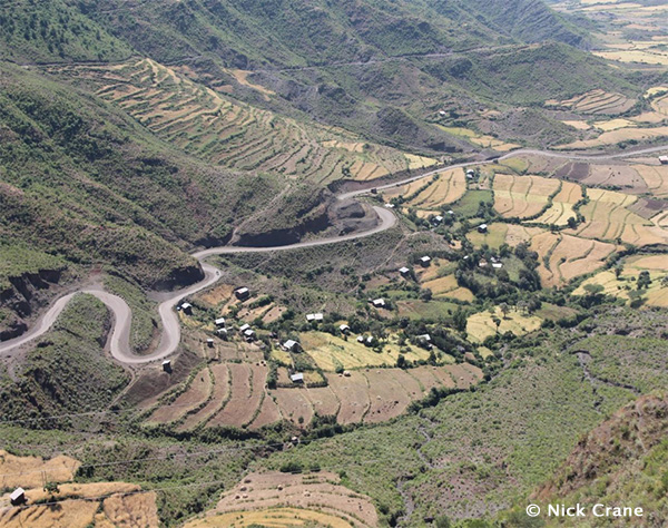 The rural landscape of Lalibela