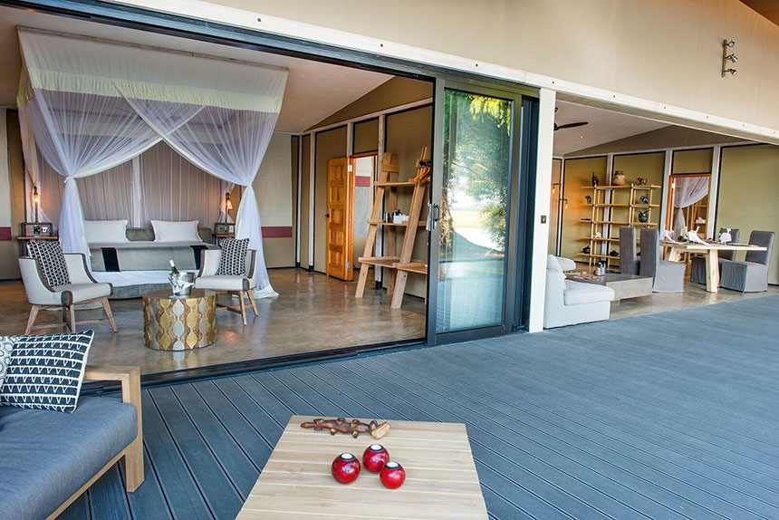 Deck - Kigelia House - Sausage Tree Camp